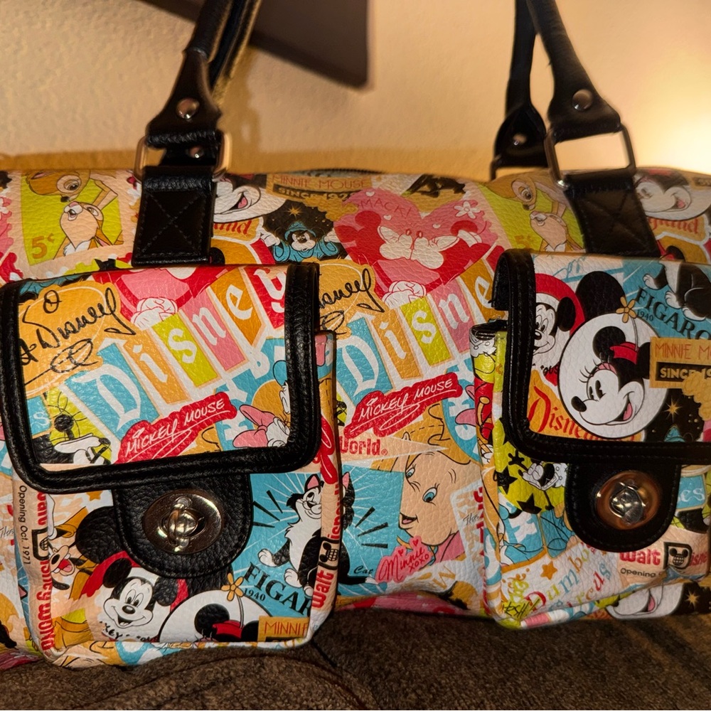 Vintage Style Disney World Handbag
